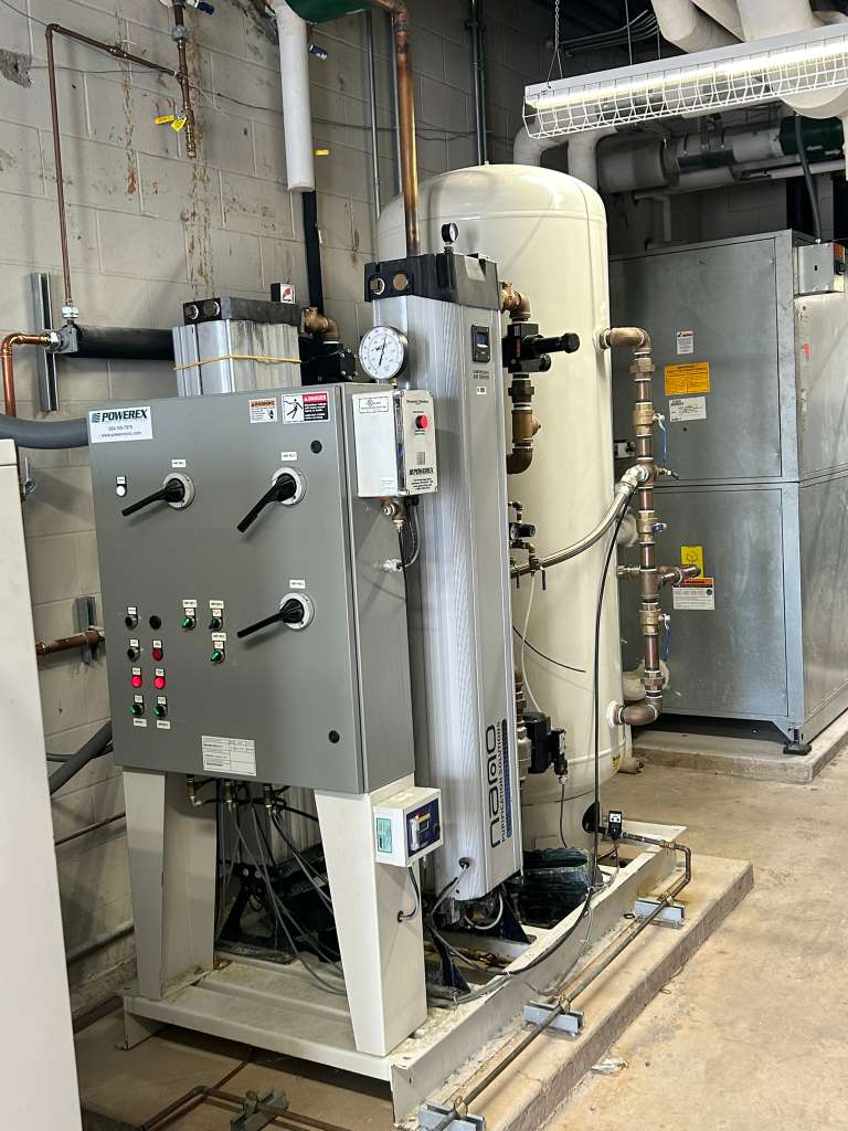 Industrial air system prepared for field service